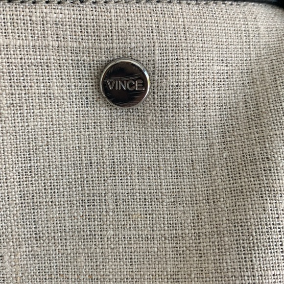 Vince black croc stamped tote - Picture 6 of 12